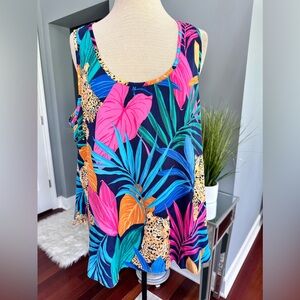 Van Winkle & Co Floral Floral Tunic